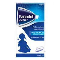 Panadol Junior 250 mg čípky 10 ks