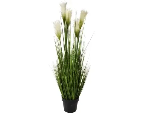 Umělá rostlina Kvetoucí tráva, 118 cm