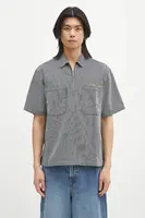 Bavlněné polo tričko No Problemo Mini Problemo SS Work Shirt - Denim