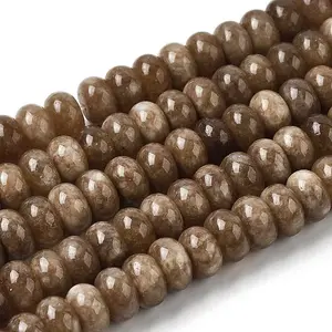 Dyed Natural White Jade Beads Strands