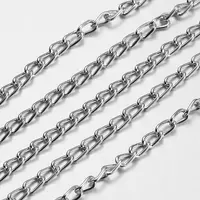 Oxidated Aluminium Twisted Chains Curb Chains
