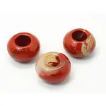 Brecciated Jasper European Bead