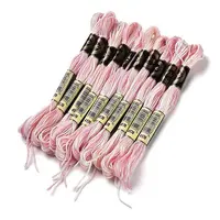 10 Skeins 6-Ply Polyester Embroidery Floss