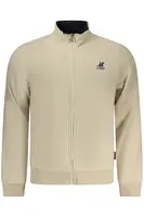 Béžová pánska mikina na zips