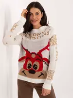 Vánoční svetr s motivem soba