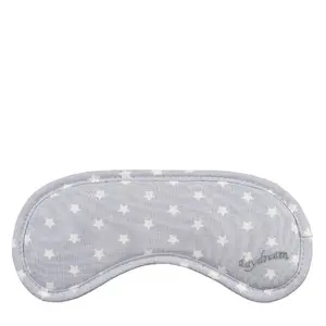 SCANquilt maska na spaní hvězdičky šedá 19 x 8 cm