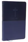 NKJV, Value Thinline Bible, Blue Leathersoft, Red Letter, Comfort Print - Thomas Nelson