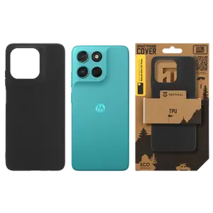 Zadní kryt Tactical TPU pro Motorola Moto G57 Power, černá