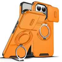 Camslide Stand obal, Xiaomi 15T, oranžový