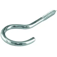 Skrutkovací hák štvrťkruhový pozink. 40 x 3,0 mm