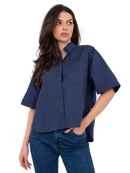 Dámská košile v námořnické modré