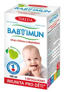 Terezia Company Baby Imun sirup s hlívou a rakytníkem - hruška 100 ml
