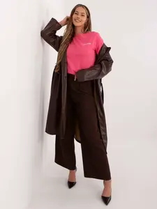 Růžové triko s krátkým rukávem