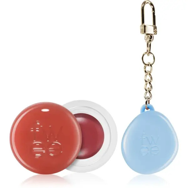 fwee Lip&Cheek Blurry Pudding Pot tónovací balzám na rty a tváře + pouzdro odstín RS05 Film (Faded Moment) 5 g