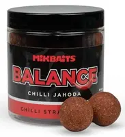 Mikbaits vyvážené boilie balance chilli chips chilli jahoda 250 ml - 20 mm