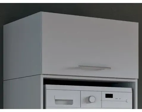 Skříňový nástavec Mr. Sauber 68 cm, bílý