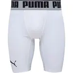 Puma BBALL COMPRESSION SHORT Pánské kompresní šortky, bílá, velikost