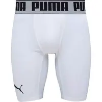 Puma BBALL COMPRESSION SHORT Pánské kompresní šortky, bílá, velikost