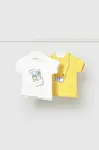 Dětské bavlněné tričko Mayoral Newborn 2-pack