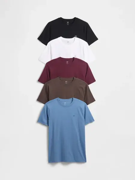 GAP pánská trička s logem, 5 ks