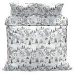 Povlečeme vše Bavlněné povlečení Vánoční noviny 140x200, 70x90 cm