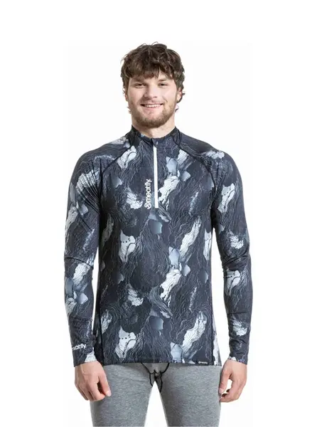 Meatfly pánské termo tričko Ethan Deep Lake | Modrá | Velikost L