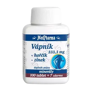 MEDPHARMA Vápník + Hořčík + Zinek 107 tablet