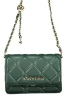 Zelená prošívaná kabelka přes rameno