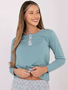 Dámské pyžamo v mátové barvě