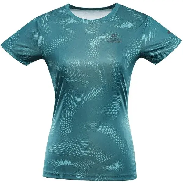 ALPINE PRO QUATRA Dámske funkčné tričko, zelená, veľkosť