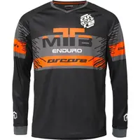 Arcore RIBEIRO Pánsky cyklistický dres s dlhým rukávom, čierna, veľkosť