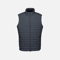 Dark Blue Men's Quilted Jacket Geox Warrens - Mens