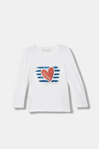 Dětské tričko s dlouhým rukávem Guess