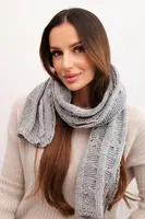 Kesi dámská vlněná šála s copánkovým vzorem