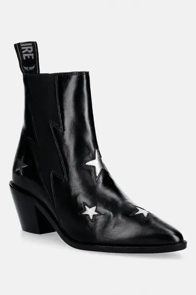 Kožené kotníkové boty ZADIG&VOLTAIRE Tyler