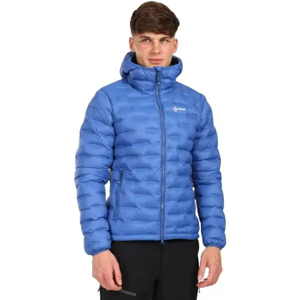 KILPI ALBA Pánská zateplená bunda, modrá, velikost