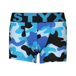 Detské boxerky art športová guma maskáč modrý (GJ1850) 12-14 rokov