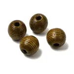 Natural Wood European Beads