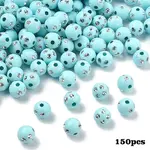 150Pcs Opaque Acrylic Beads