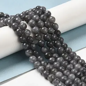 Natural White Jade Bead Strands