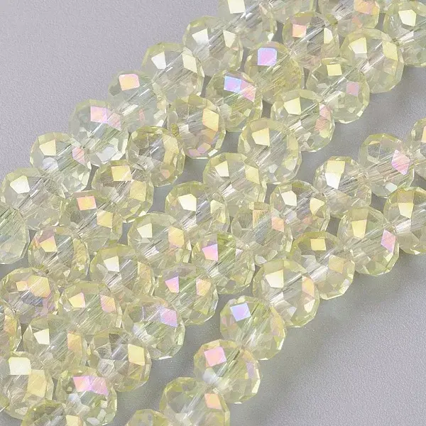Electroplate Glass Beads Strands