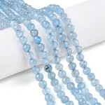 Natural White Jade Bead Strands