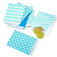 40Pcs 4 Styles Kraft Paper Bags