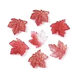 Baking Painted Transparent Glass Pendants