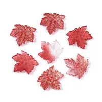 Baking Painted Transparent Glass Pendants