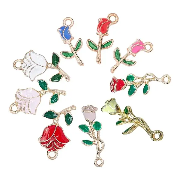 Alloy Enamel Pendants