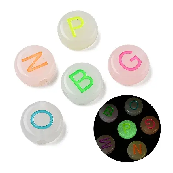 Opaque Acrylic European Beads