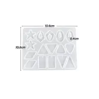 DIY Geometrical Pendants Silicone Molds