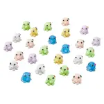 48Pcs 6 Colors Mini Cute Resin Octopus Ornament