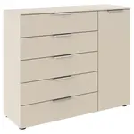 Rauch Möbel KOMODA, šampaňská, 120/100/42 cm